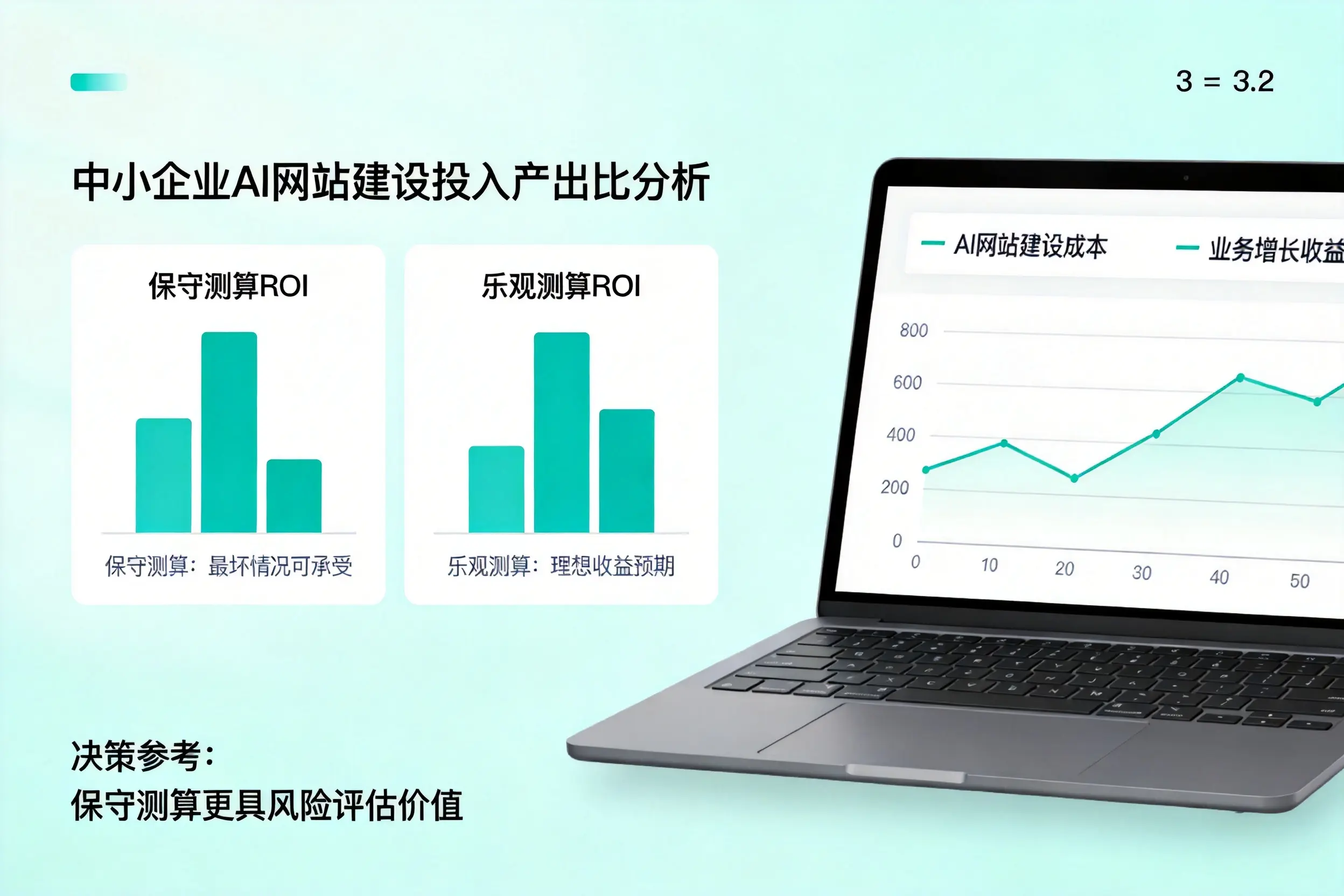 巴音郭楞中小企业AI网站建设投入产出比怎么算?先看这份分析