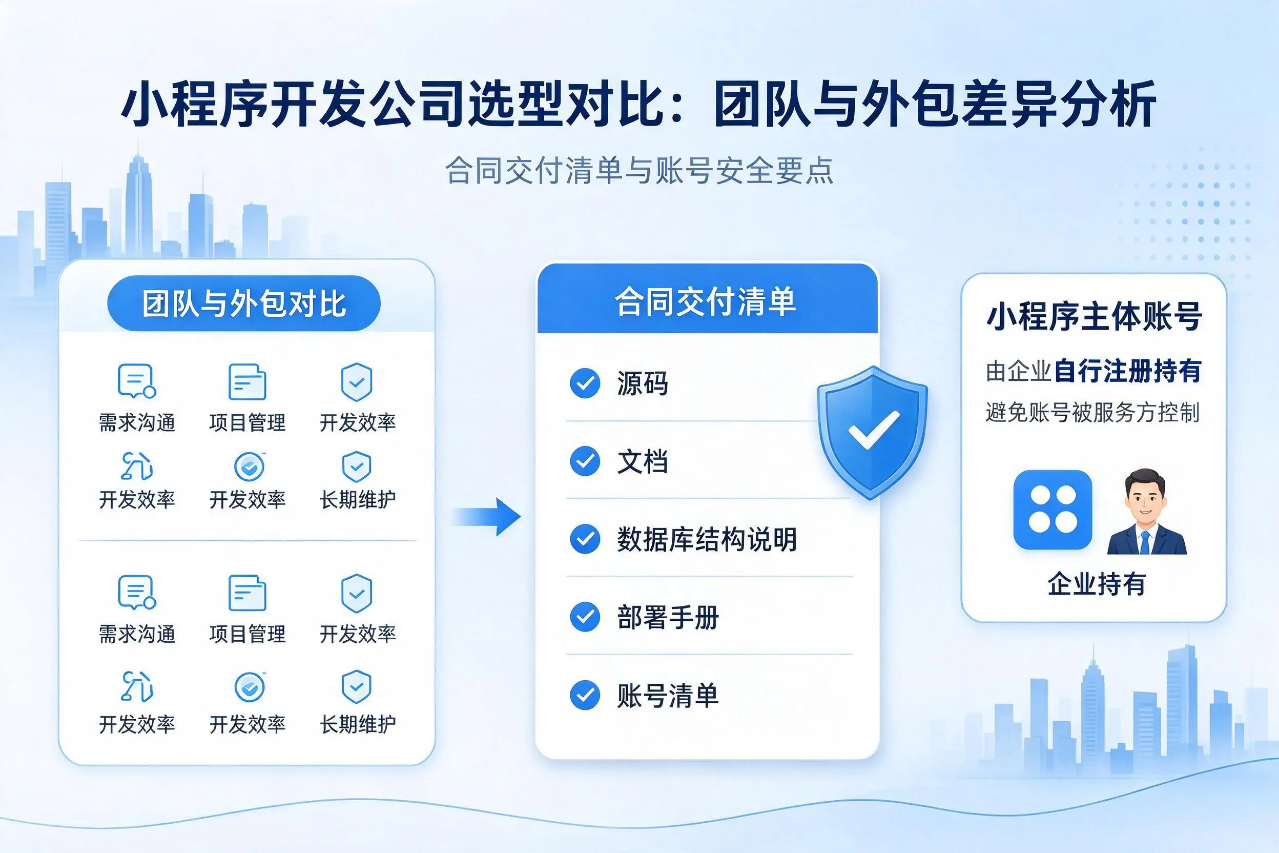 巴音郭楞小程序开发公司选型对比：团队与外包差异分析