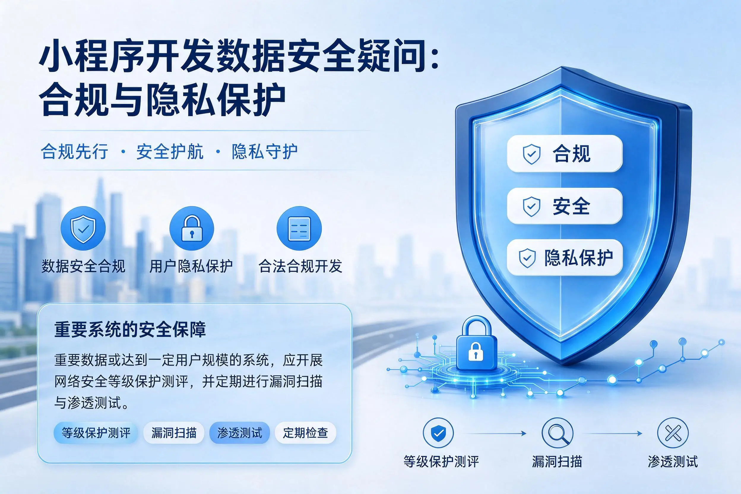 巴音郭楞小程序开发数据安全疑问：合规与隐私保护