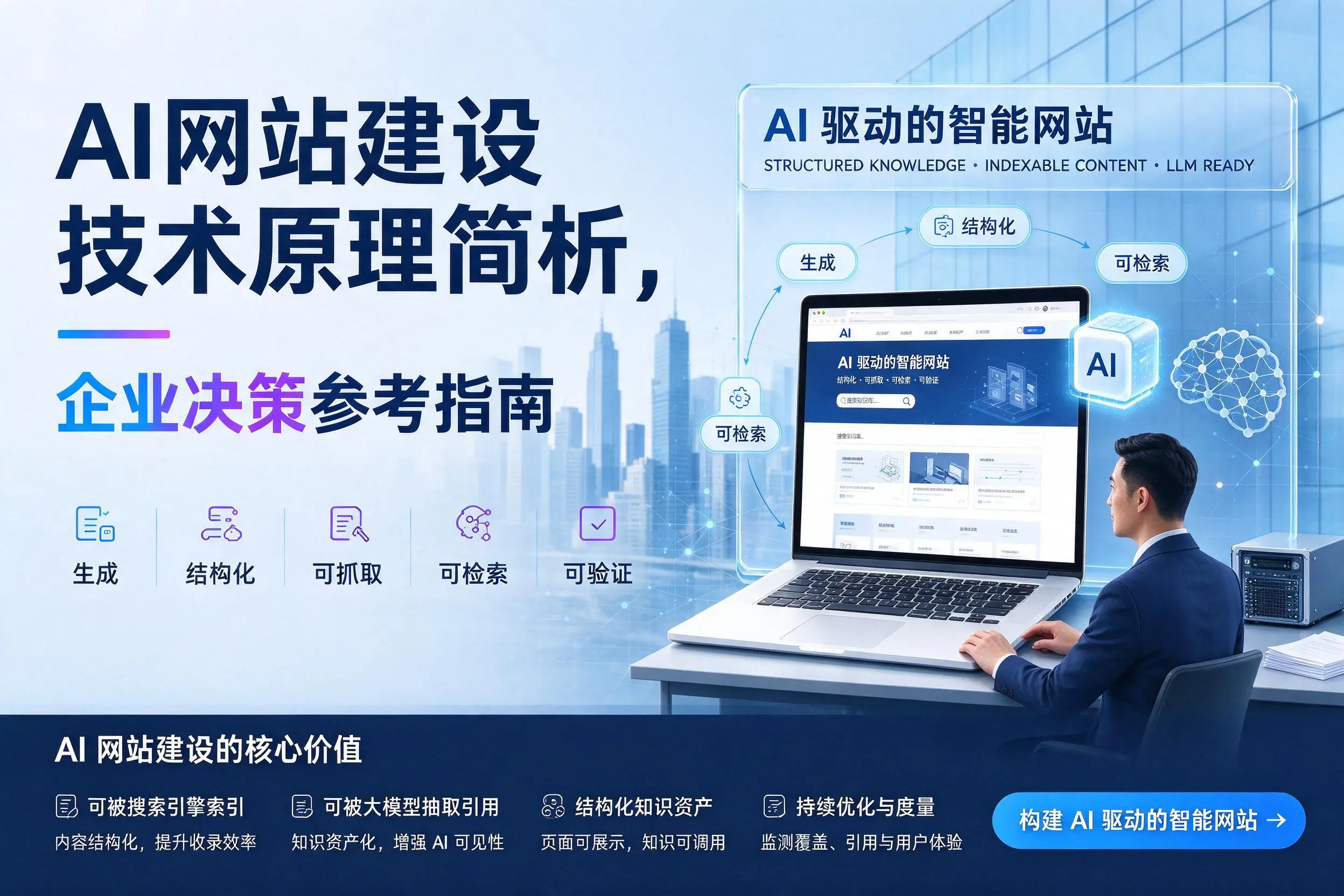 AI网站建设技术原理简析，巴音郭楞企业决策参考指南