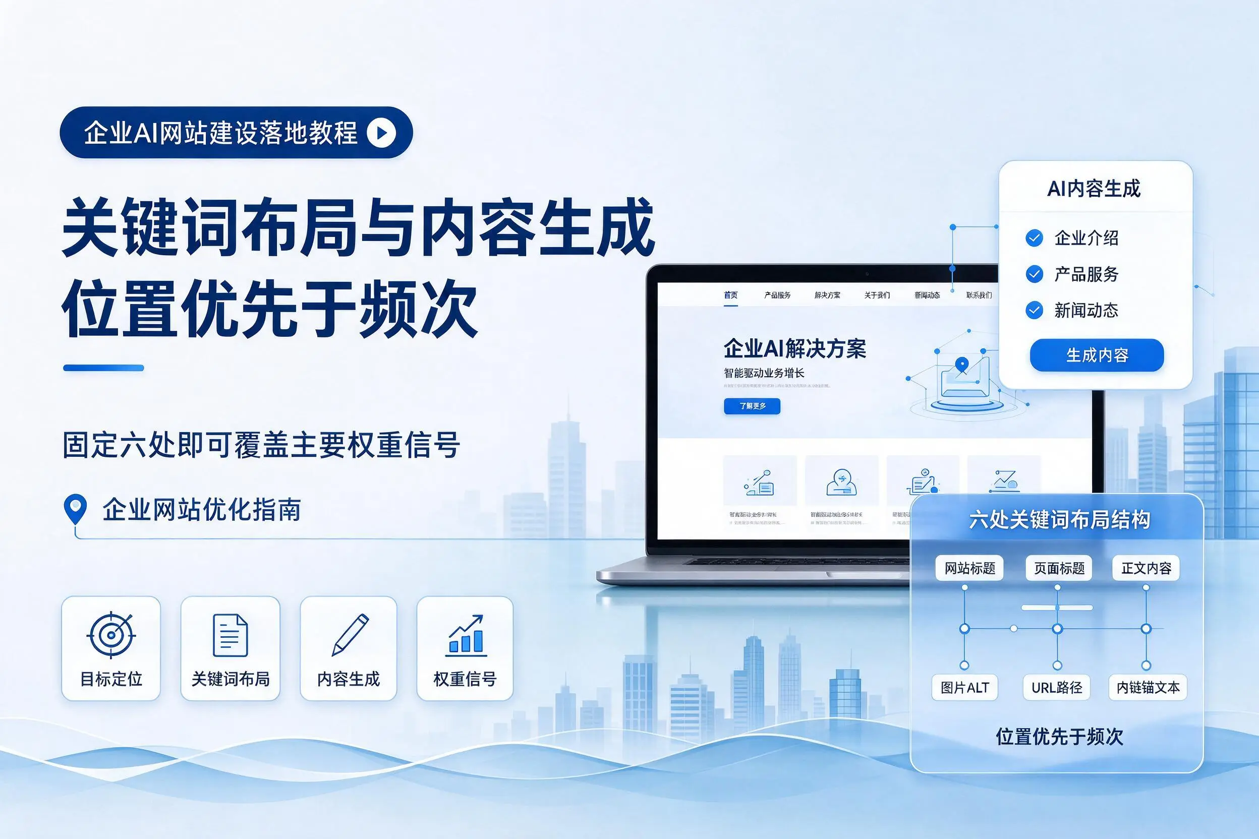 巴音郭楞企业AI网站建设落地教程：关键词布局与内容生成